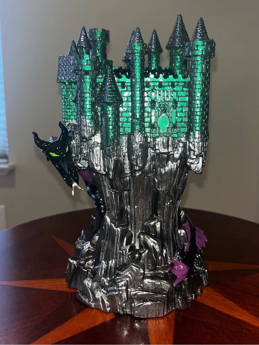 Bath & Body Works Maleficent Dragon Castle Pedestal 3-Wick Candle Holder